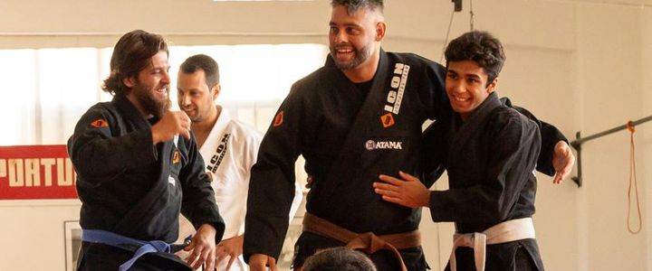 Pad work on the mats